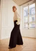 Black Wide Leg Trousers sold by Mint Velvet