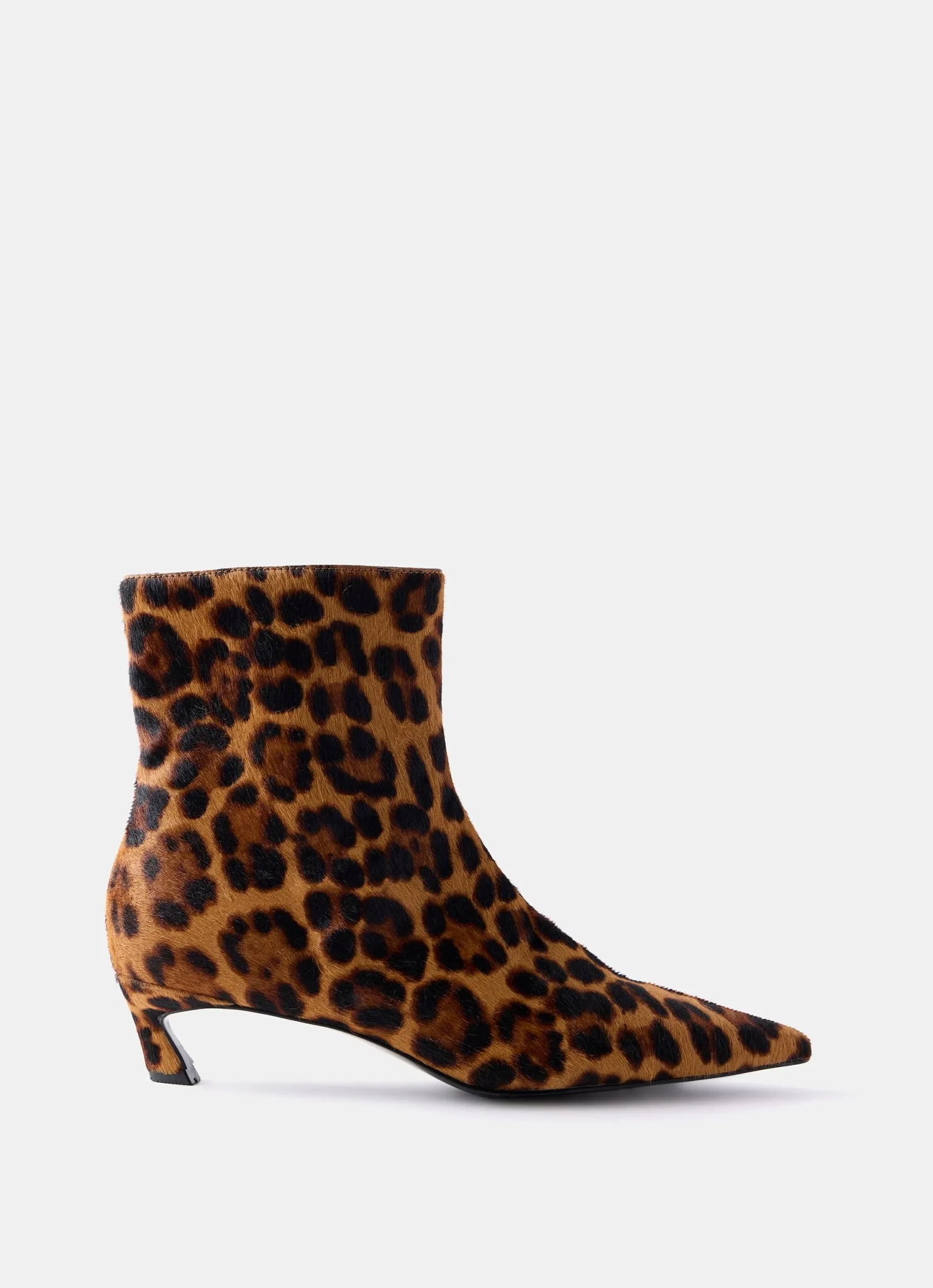 Issy Leopard Print Leather Textured Ankle Boot sold by Mint Velvet product image thumbnail 2