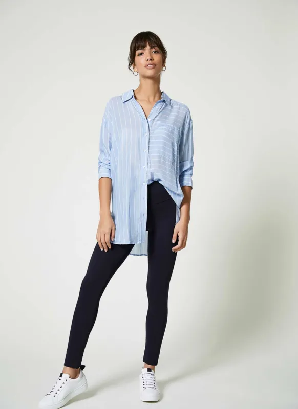 Navy Straight Leggings sold by Mint Velvet