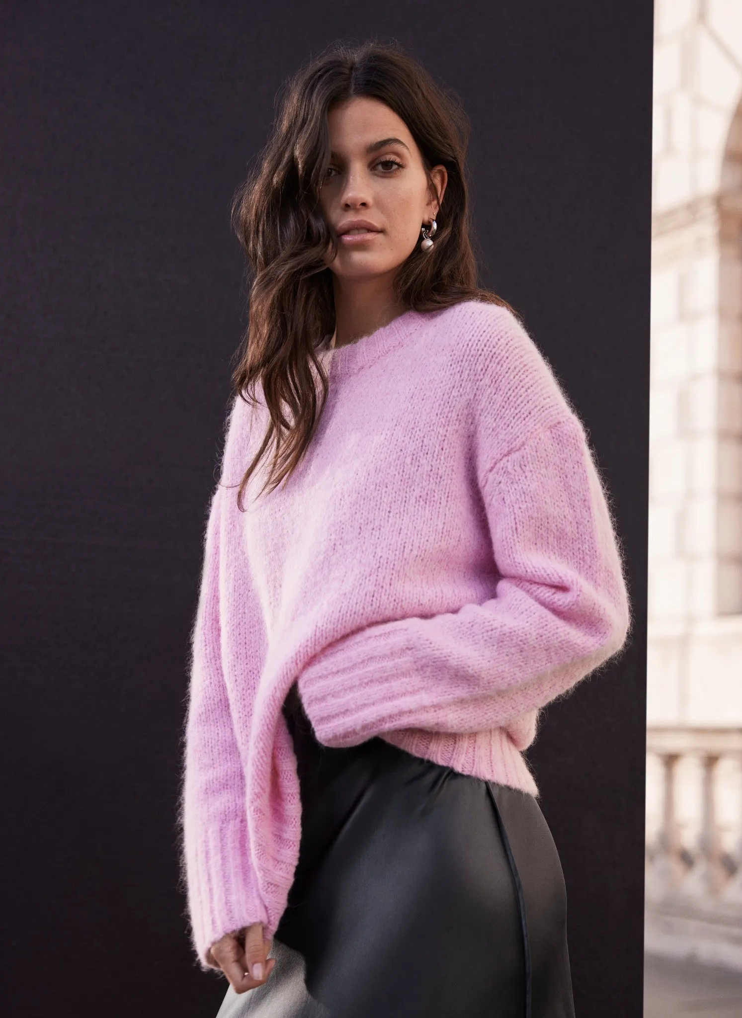 Pink Wool Blend Jumper sold by Mint Velvet product image thumbnail 5