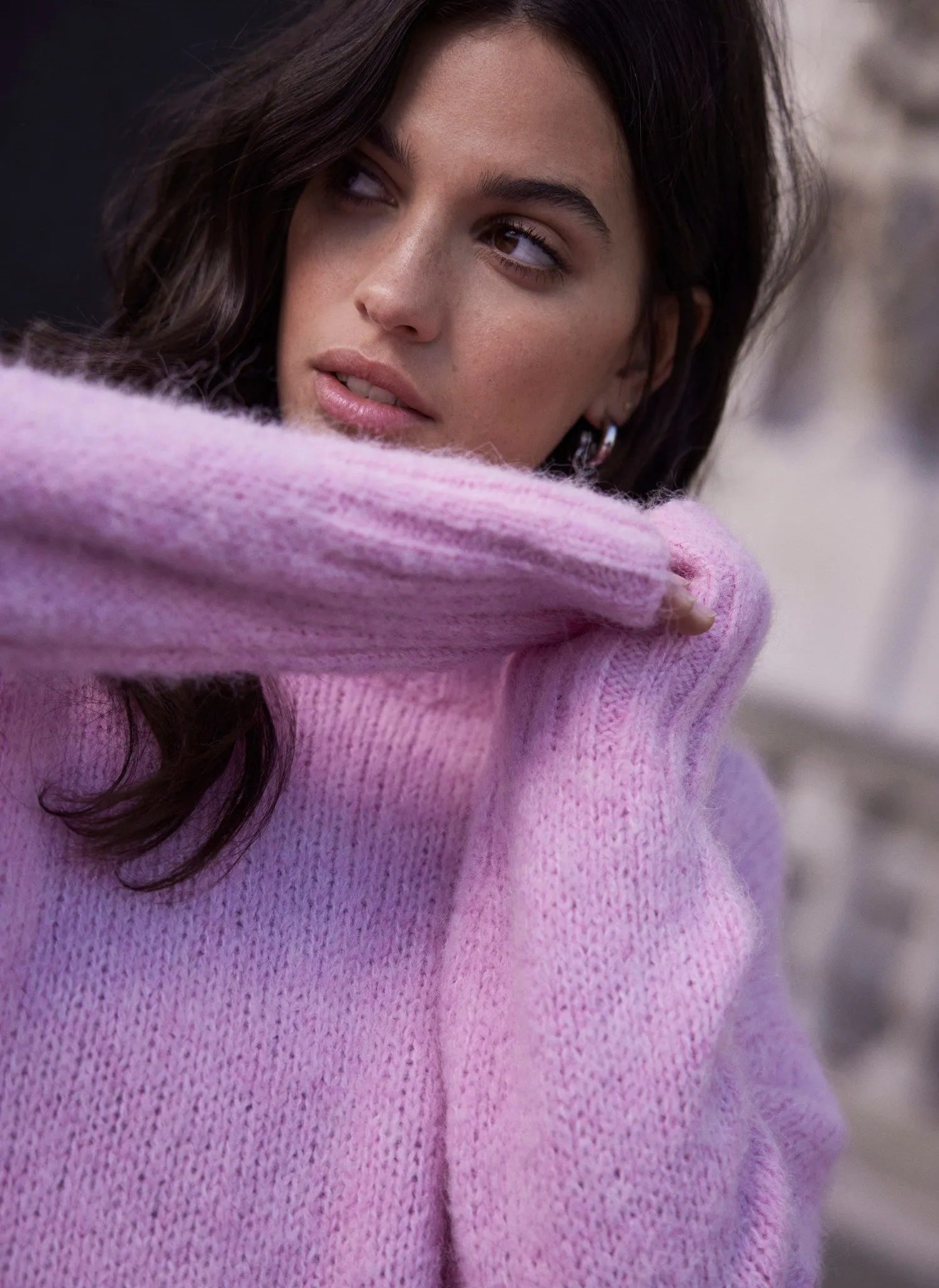 Pink Wool Blend Jumper sold by Mint Velvet product image thumbnail 2