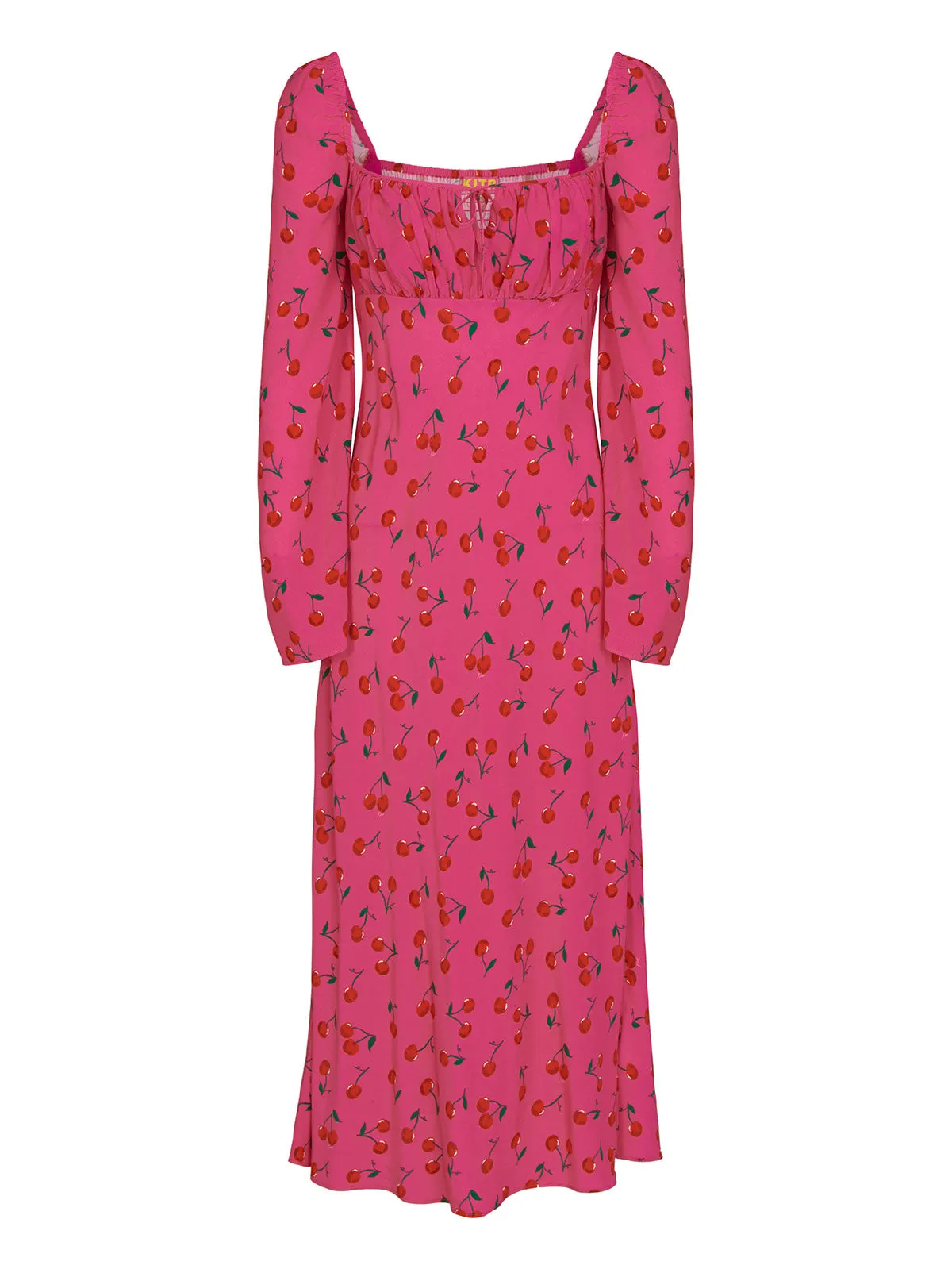 Alina Pink Cherry Midi Dress sold by KITRI Studio product image thumbnail 5
