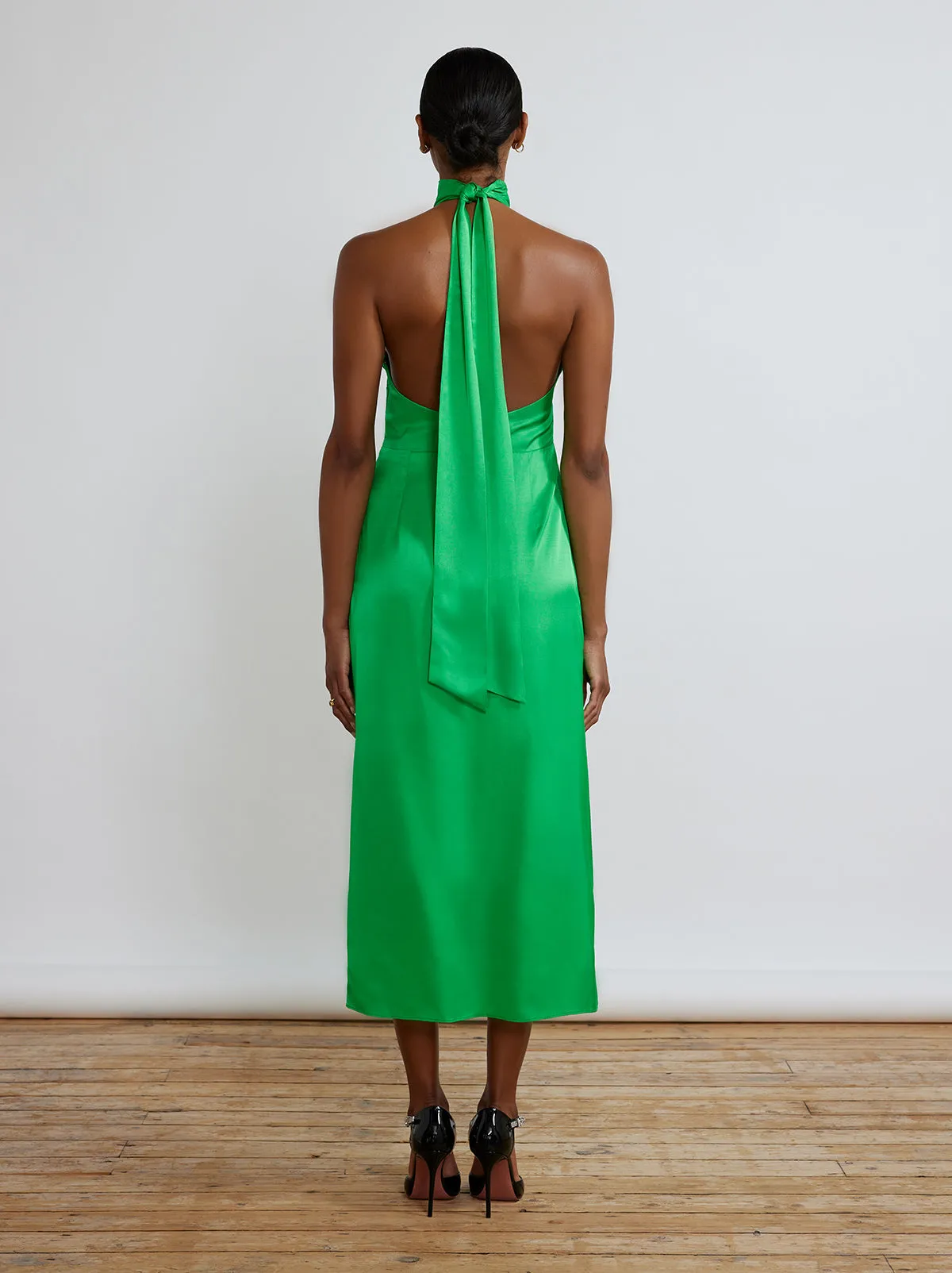Gwen Green Halterneck Dress sold by KITRI Studio product image thumbnail 2