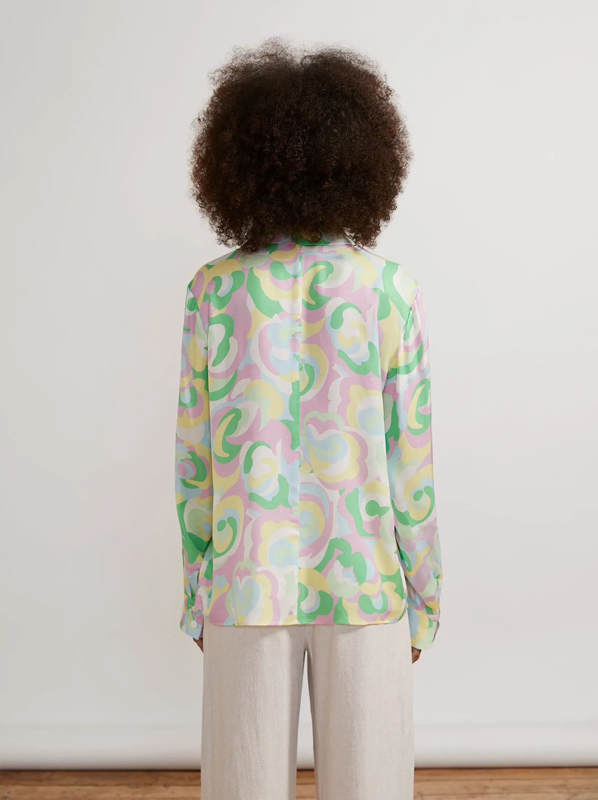 Devon Multi Floral Swirl Top sold by KITRI Studio product image thumbnail 4