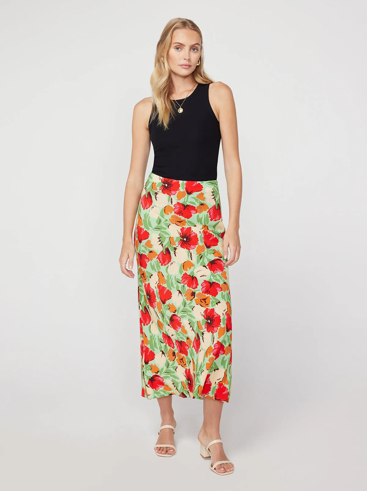 Layla Green Garden Floral Skirt sold by KITRI Studio product image thumbnail 2