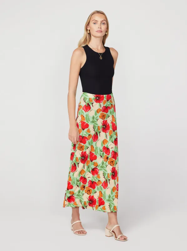 Layla Green Garden Floral Skirt sold by KITRI Studio