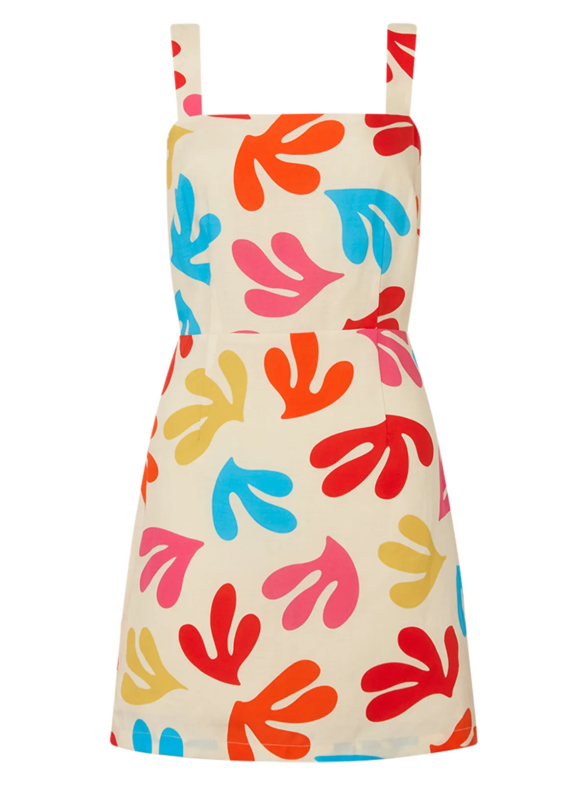 Ivy Multi Leaf Print Mini Dress sold by KITRI Studio product image thumbnail 2
