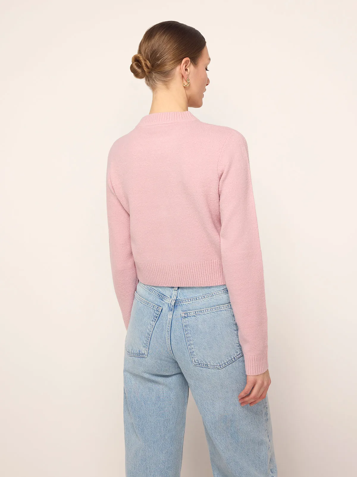 Ginnie Pink Rose Embroidered Cardigan sold by KITRI Studio product image thumbnail 5