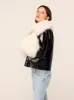 Bonnie Black Vinyl Jacket sold by KITRI Studio