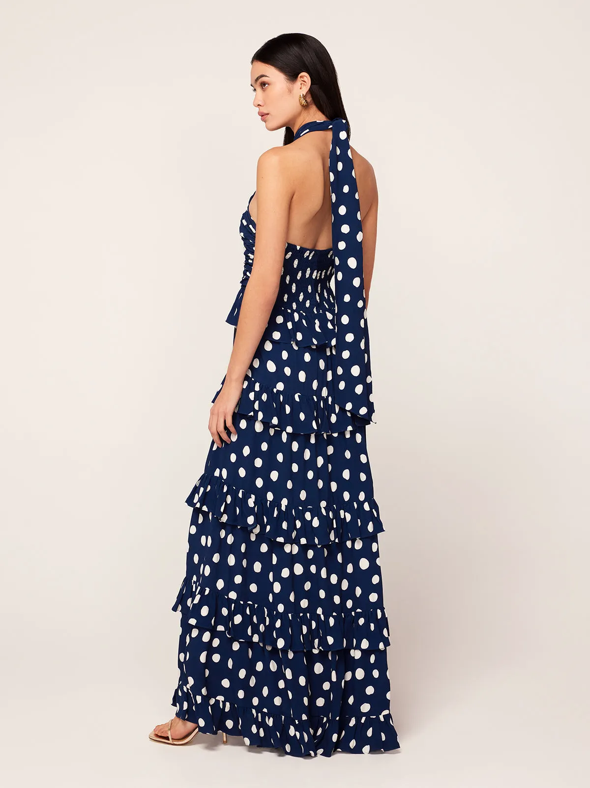 Romily Mixed Polka Dot Maxi Dress sold by KITRI Studio product image thumbnail 2