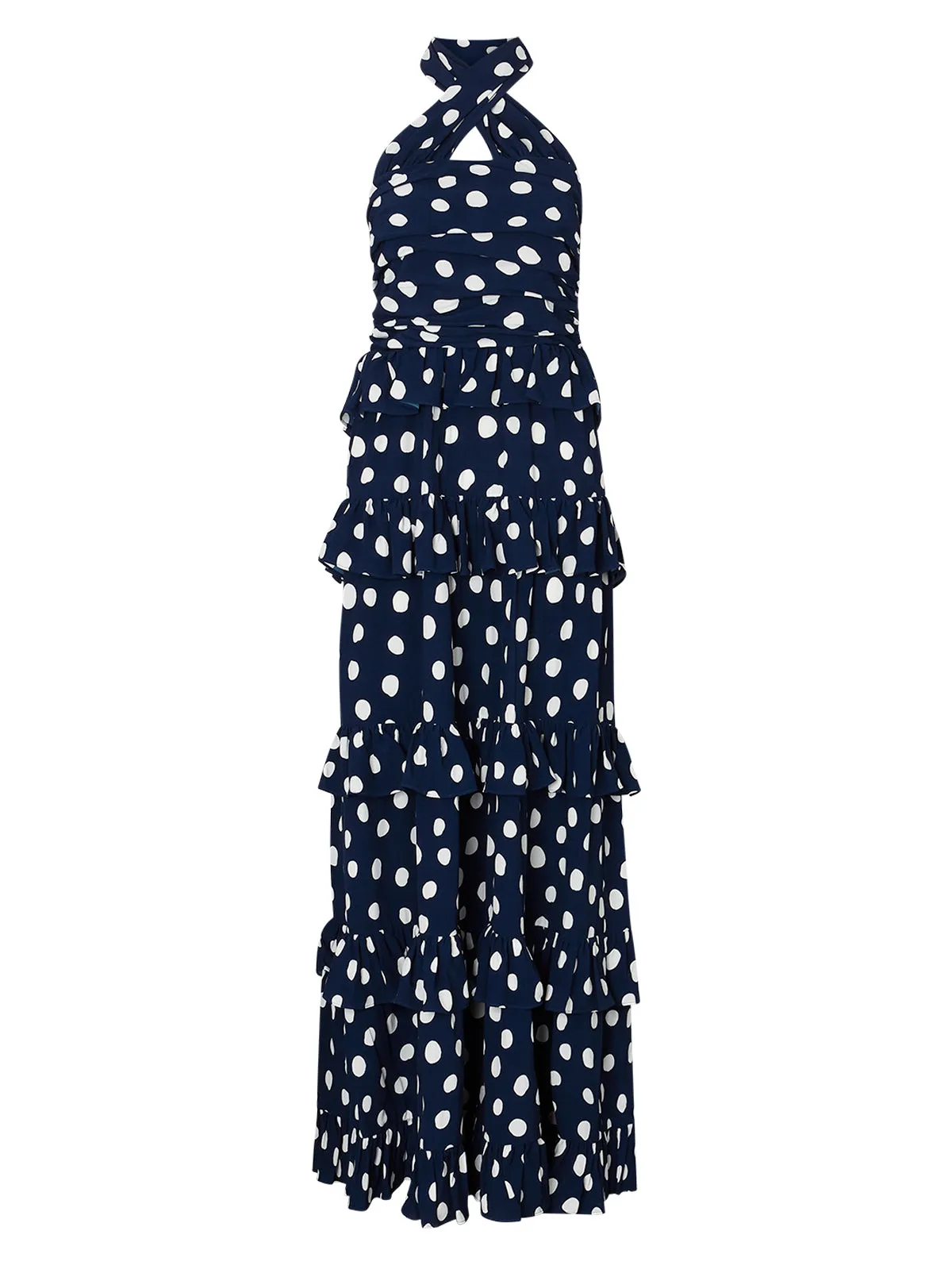 Romily Mixed Polka Dot Maxi Dress sold by KITRI Studio product image thumbnail 5