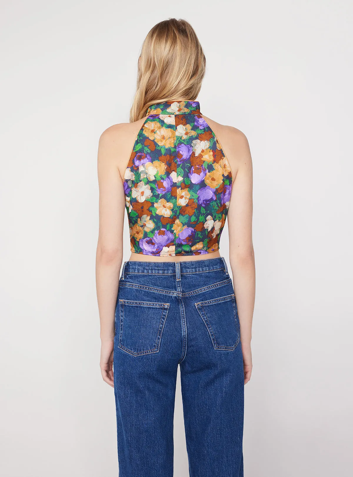 Catriona Iris Impressionist Floral Top sold by KITRI Studio product image thumbnail 4