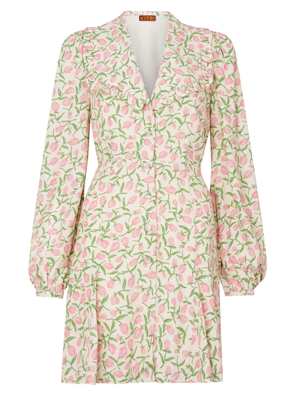 Tabitha Tulip Print Mini Dress sold by KITRI Studio product image thumbnail 5