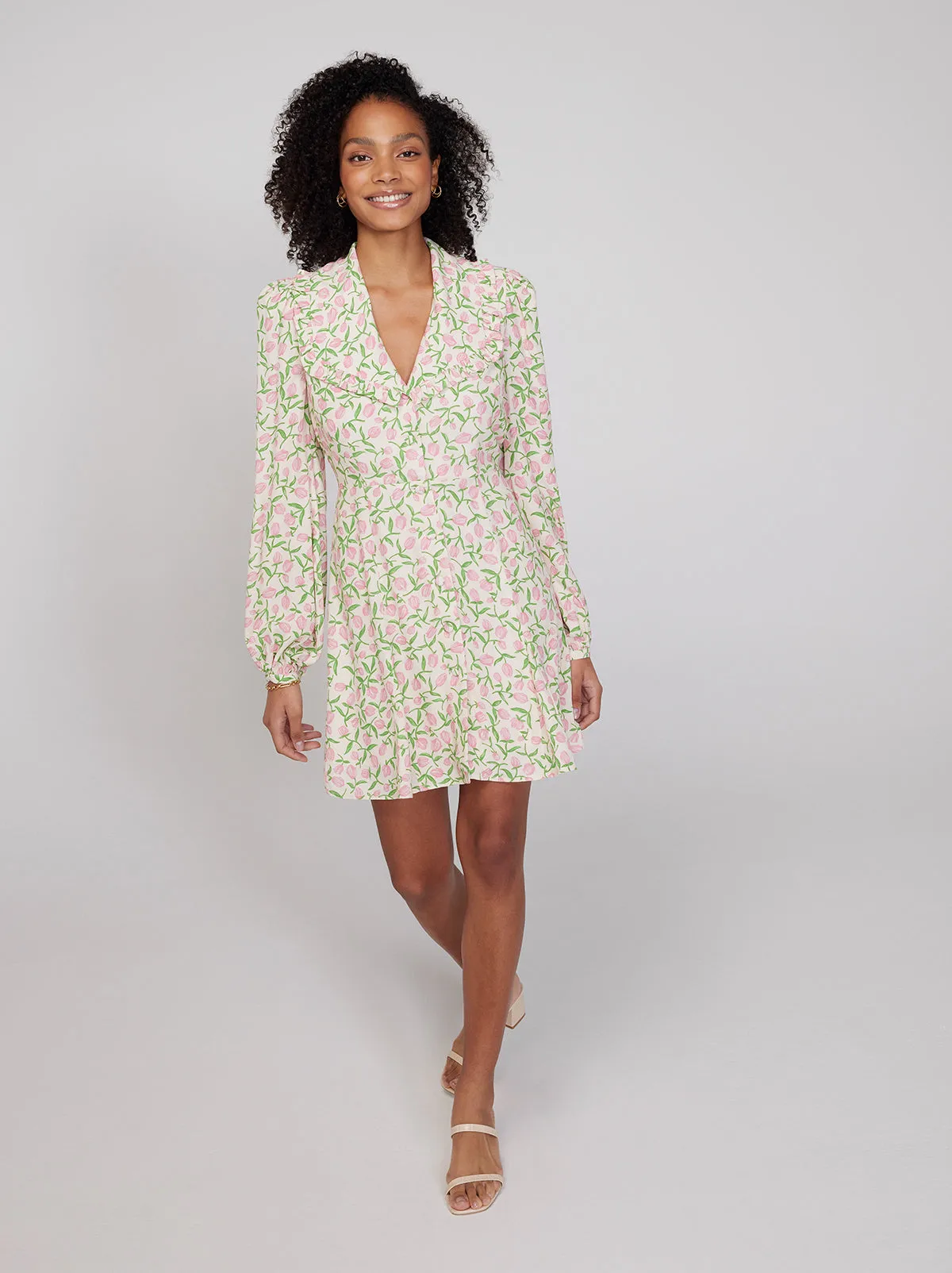 Tabitha Tulip Print Mini Dress sold by KITRI Studio product image thumbnail 3
