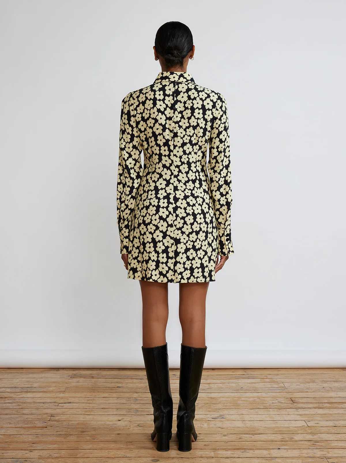 Brooke Blurred Floral Mini Shirt Dress sold by KITRI Studio product image thumbnail 2