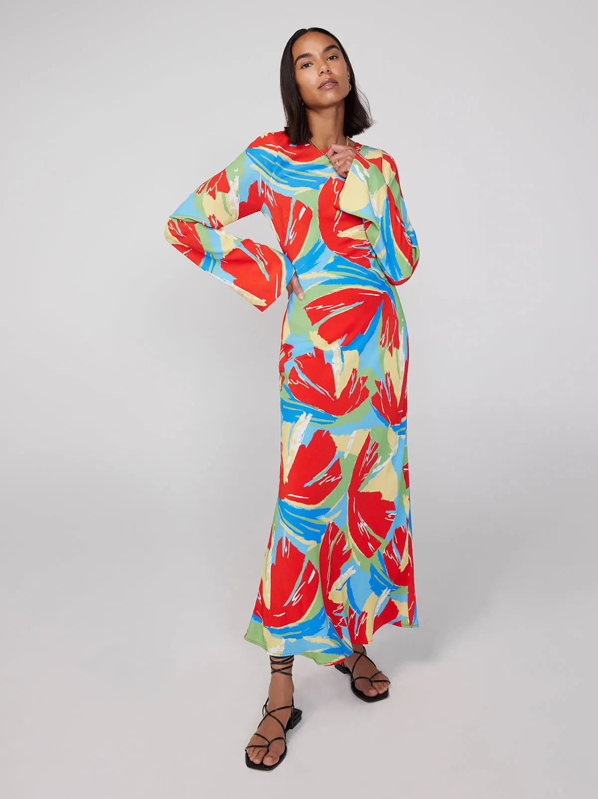 Keira Abstract Print Dress sold by KITRI Studio product image thumbnail 3