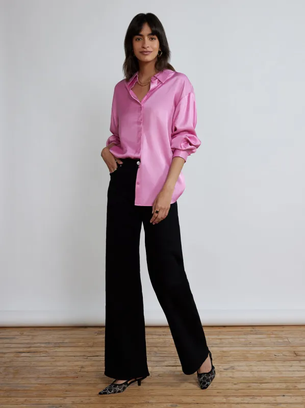 Angela Pink Shirt made by KITRI Studio