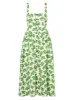 Olympia Leaf Print Midi Dress sold by KITRI Studio