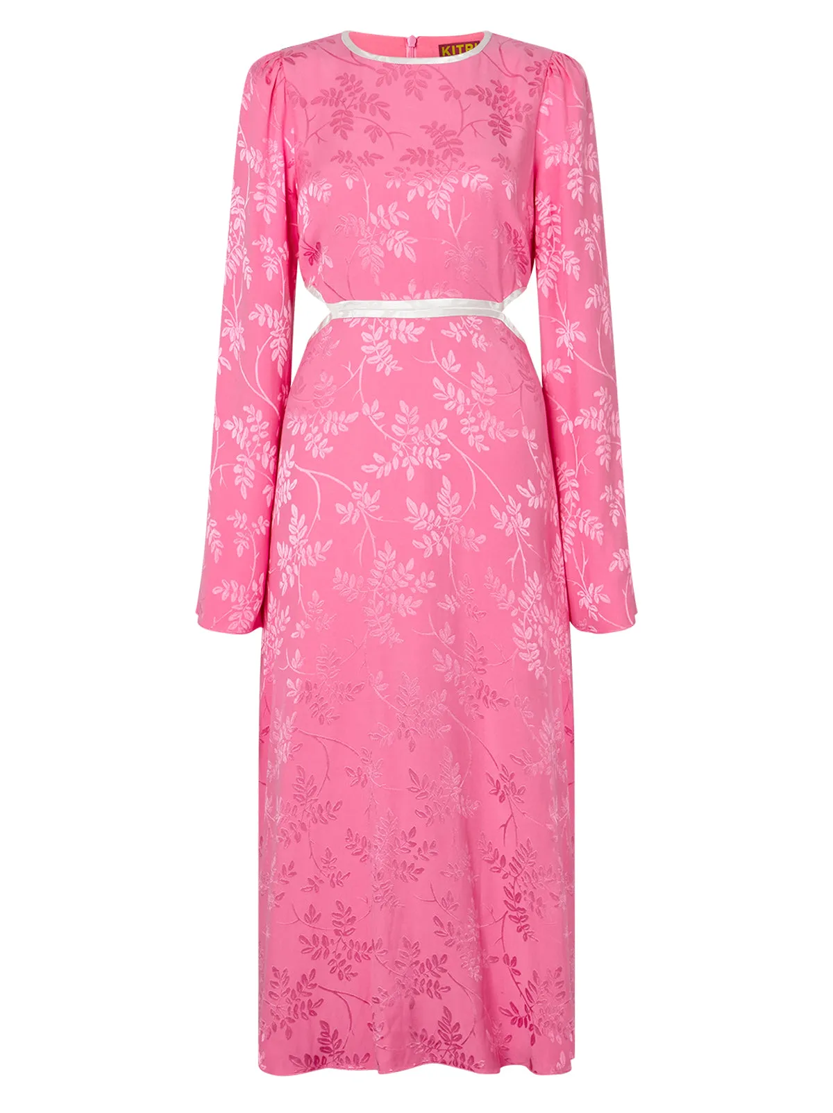 Blythe Pink Floral Jacquard Dress sold by KITRI Studio product image thumbnail 5