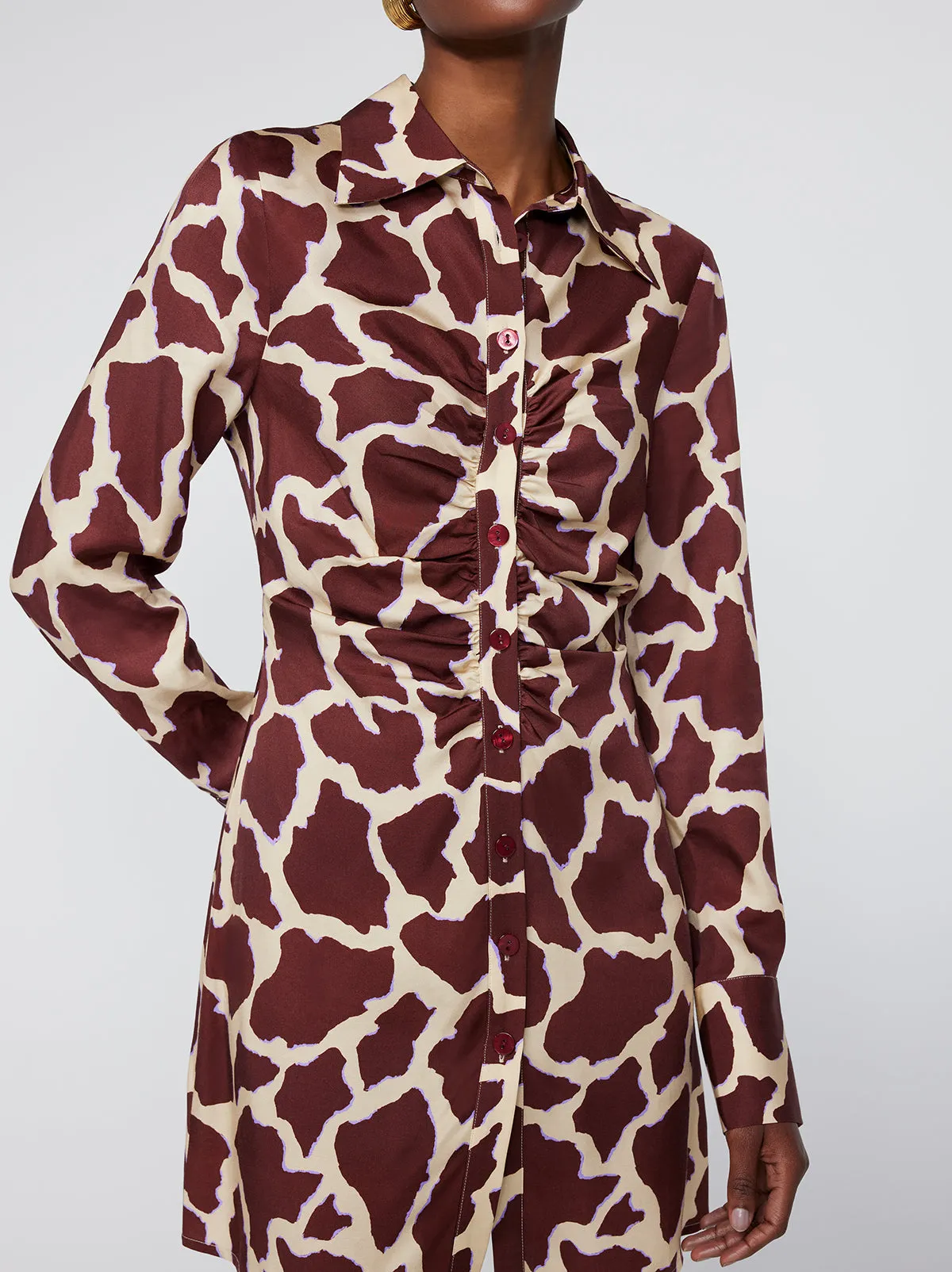Brooke Giraffe Print Mini Dress sold by KITRI Studio product image thumbnail 5
