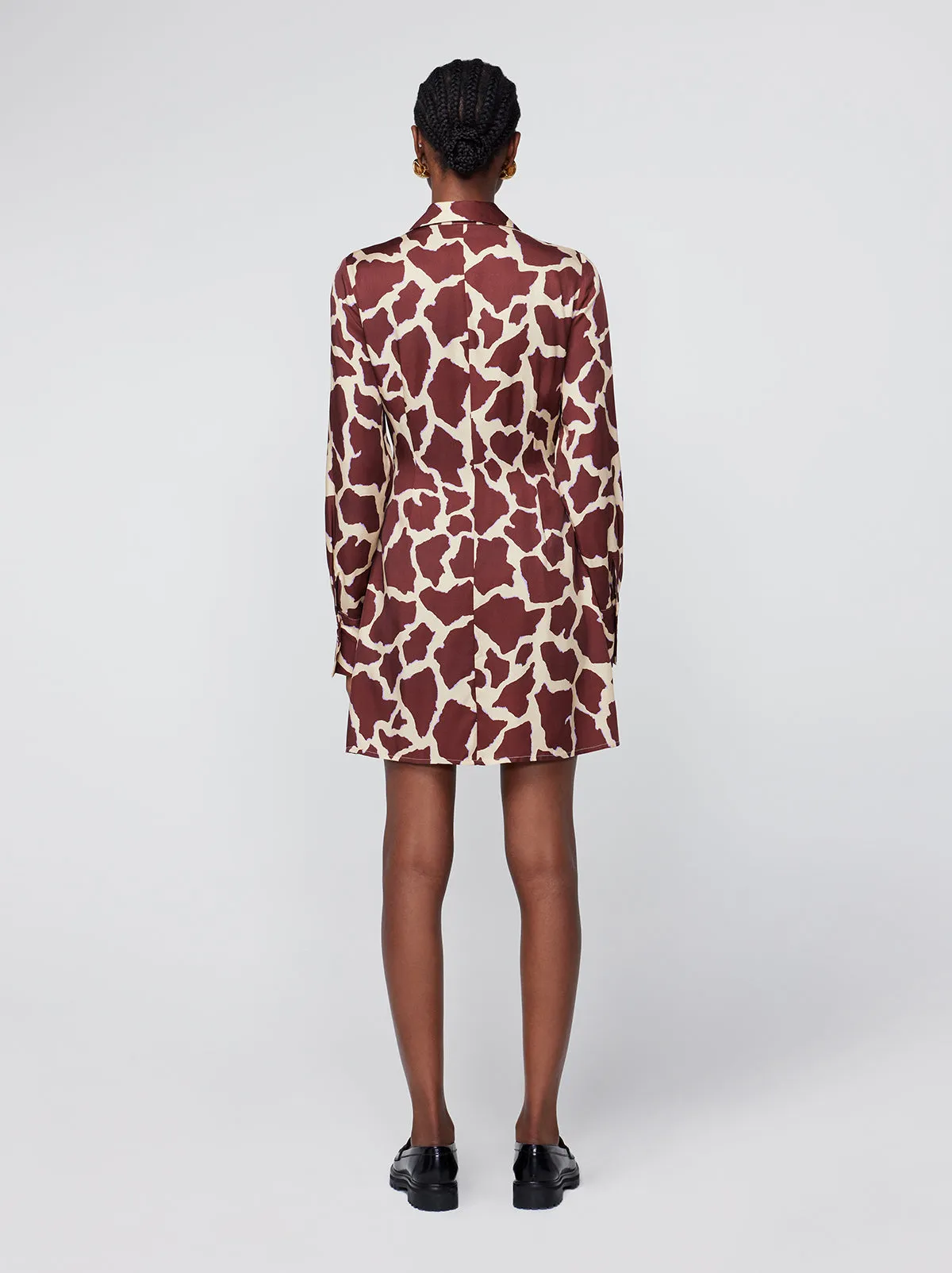 Brooke Giraffe Print Mini Dress sold by KITRI Studio product image thumbnail 4