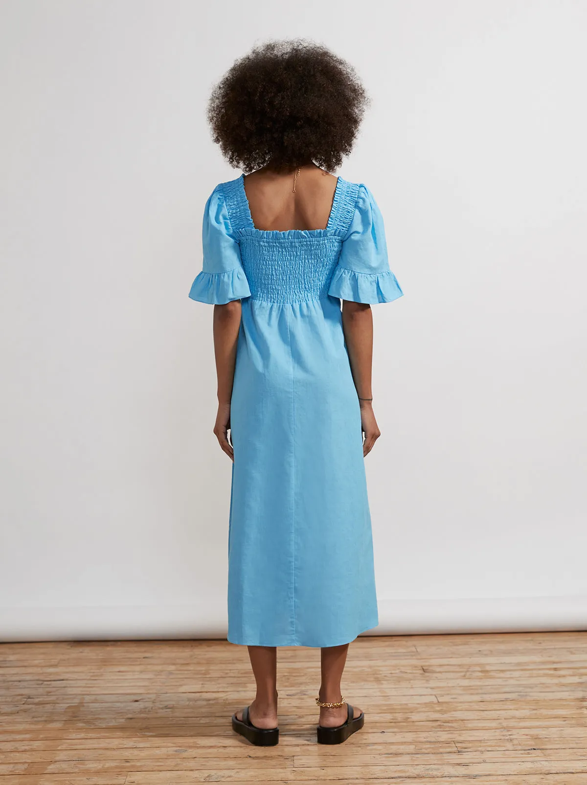 Arabella Azure Blue Midi Dress sold by KITRI Studio product image thumbnail 2