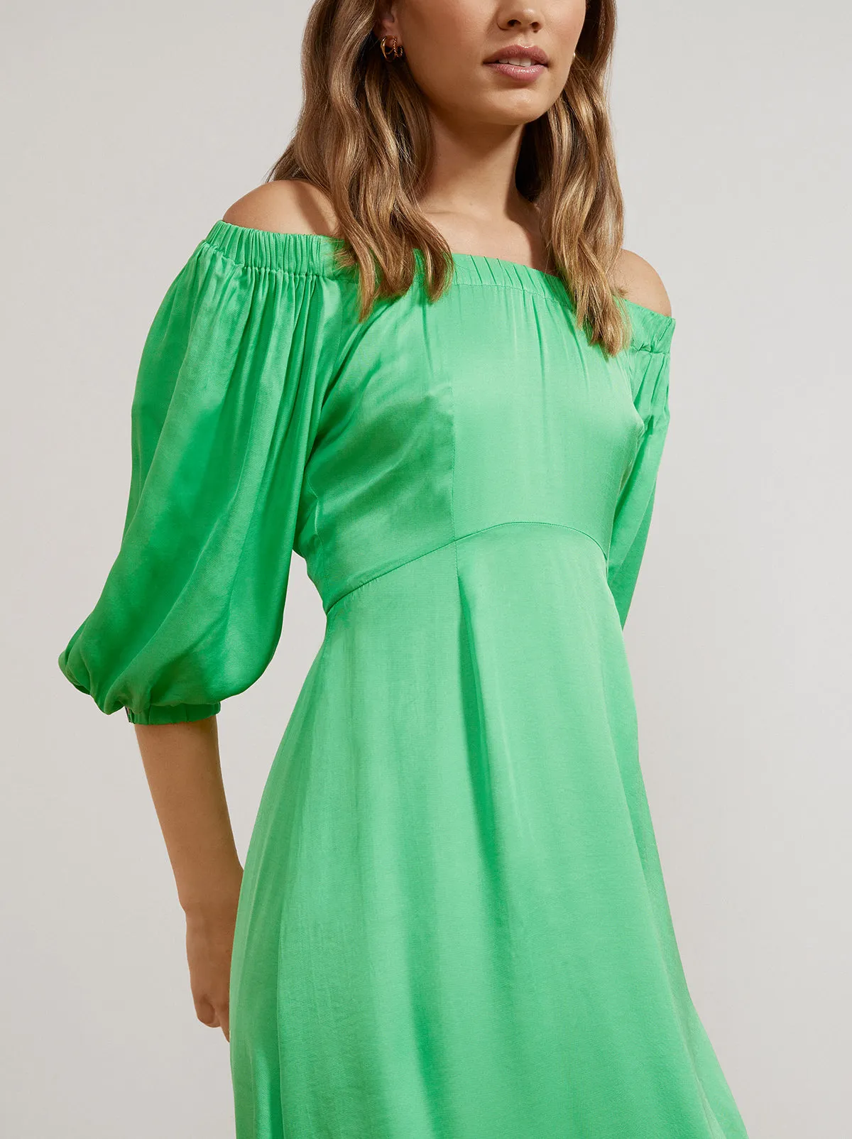 Della Apple Green Dress sold by KITRI Studio product image thumbnail 4