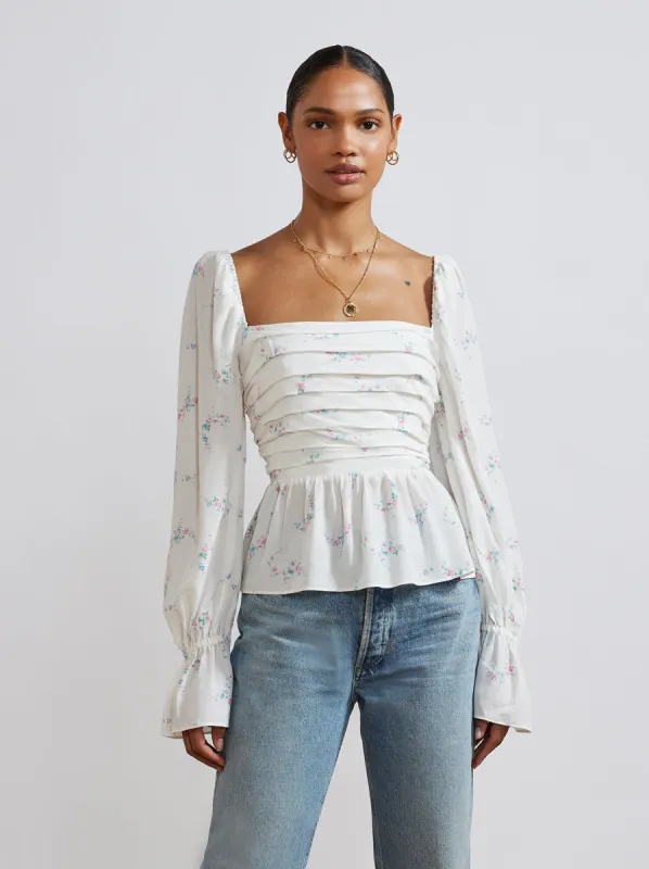 Sonya Ivory Top made by KITRI Studio