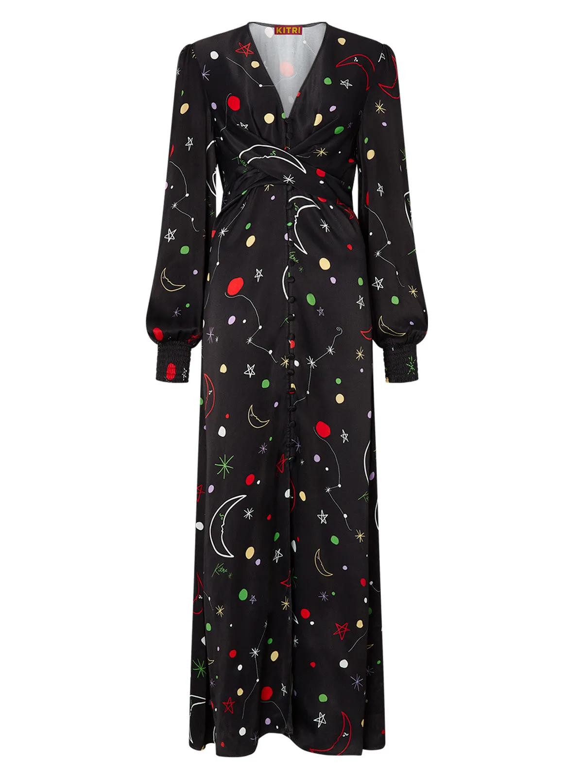 Aurora Moon And Star Maxi Dress sold by KITRI Studio product image thumbnail 5