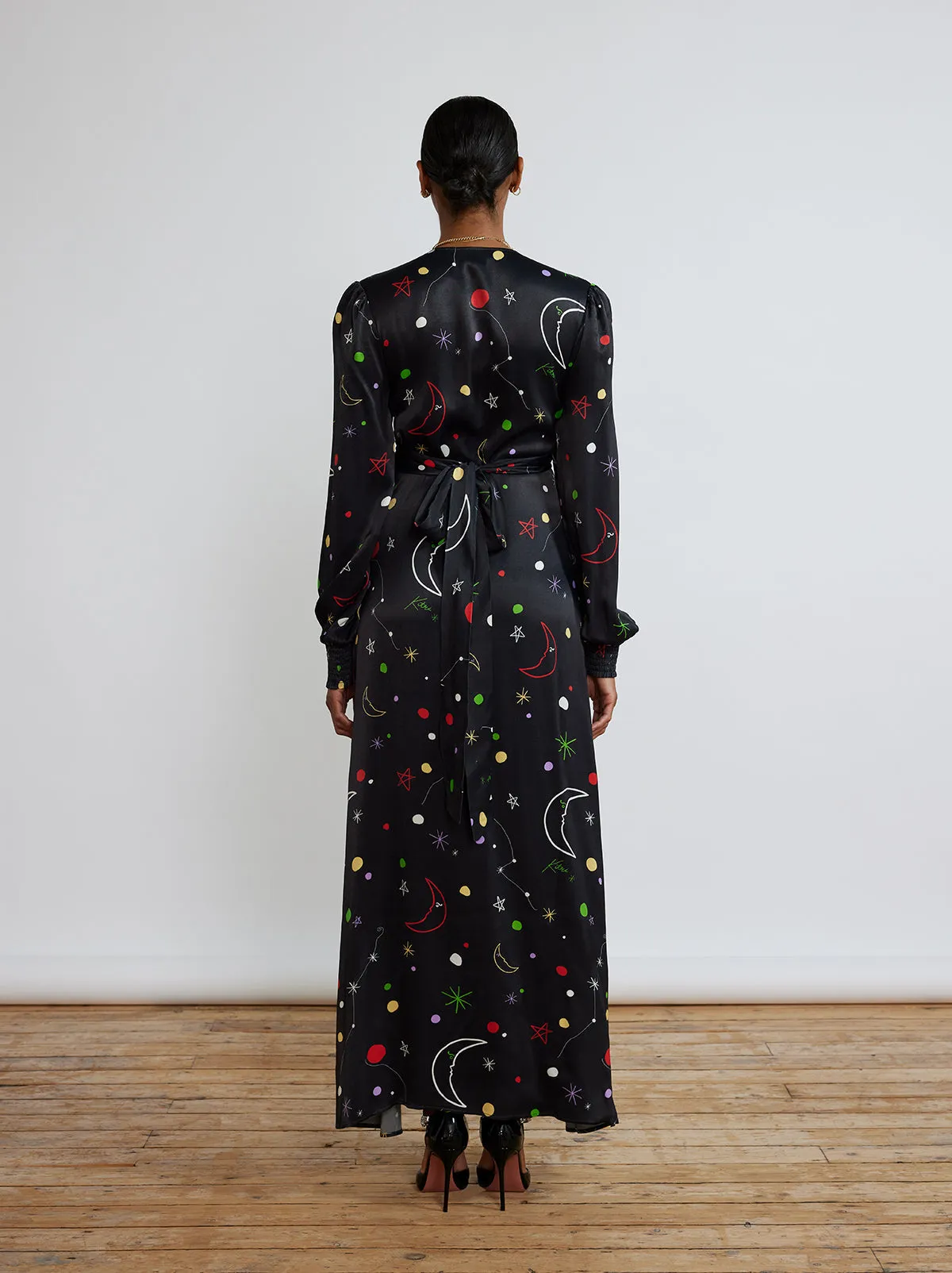 Aurora Moon And Star Maxi Dress sold by KITRI Studio product image thumbnail 4