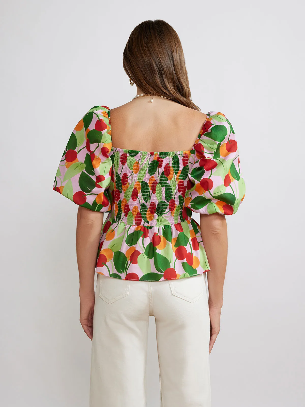 Lois Multi Cherry Top sold by KITRI Studio product image thumbnail 2