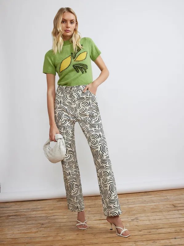 Janice Mono Geo Trousers made by KITRI Studio