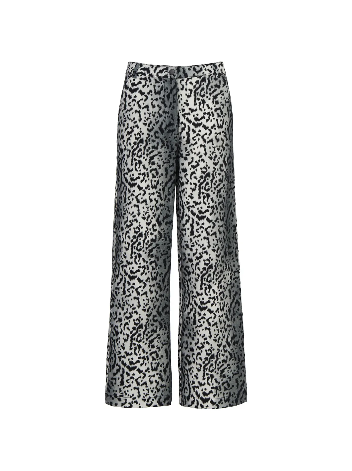 Remi Snow Leopard Print Trousers sold by KITRI Studio product image thumbnail 5
