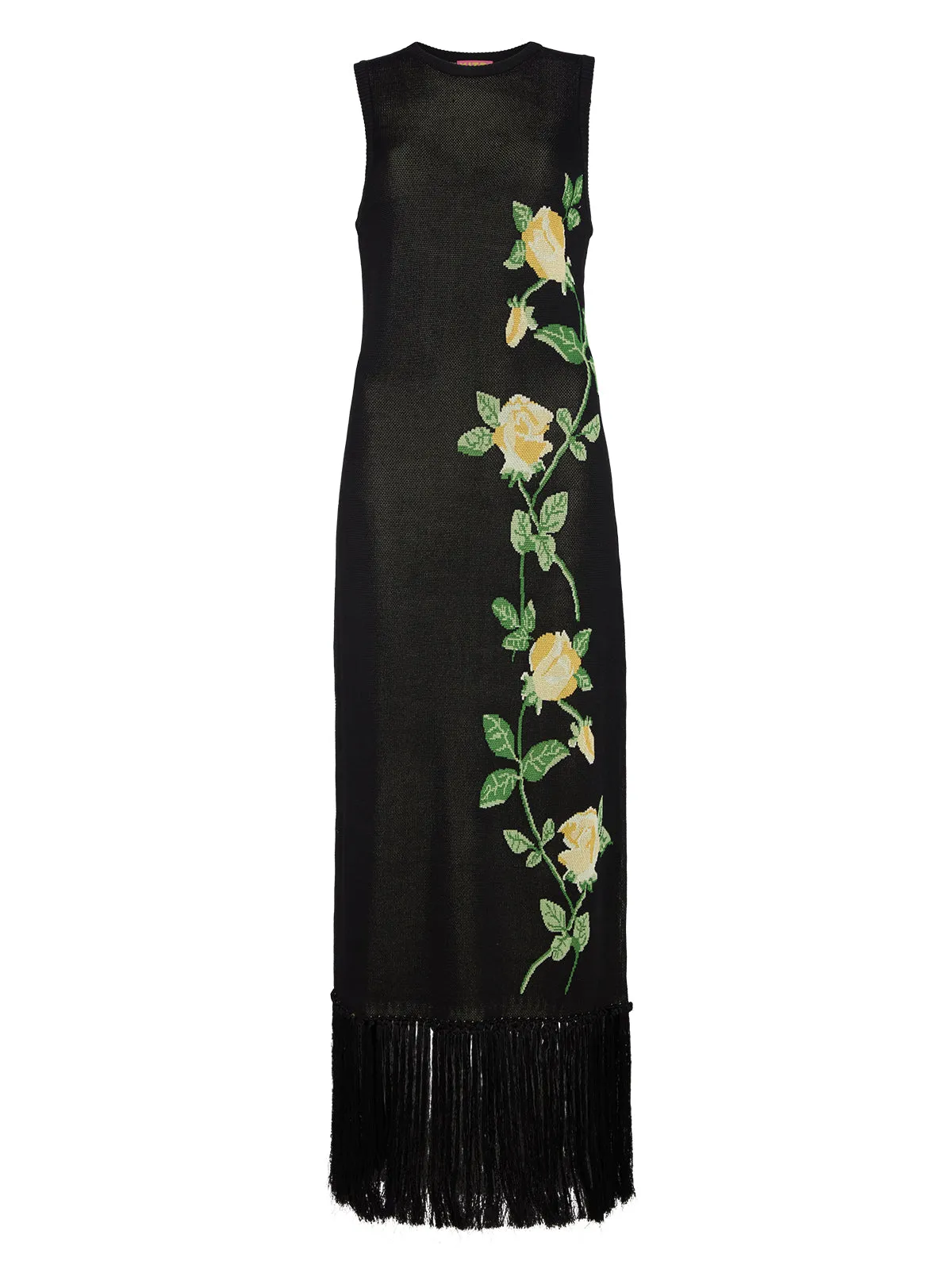 Blanca Black Rose Knit Dress sold by KITRI Studio product image thumbnail 5