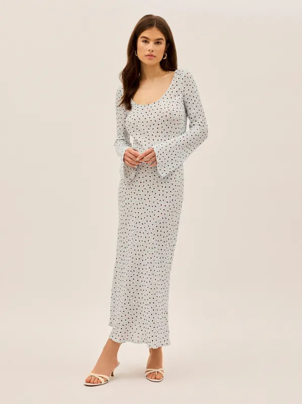 Gia Blue Daisy Print Dress sold by KITRI Studio