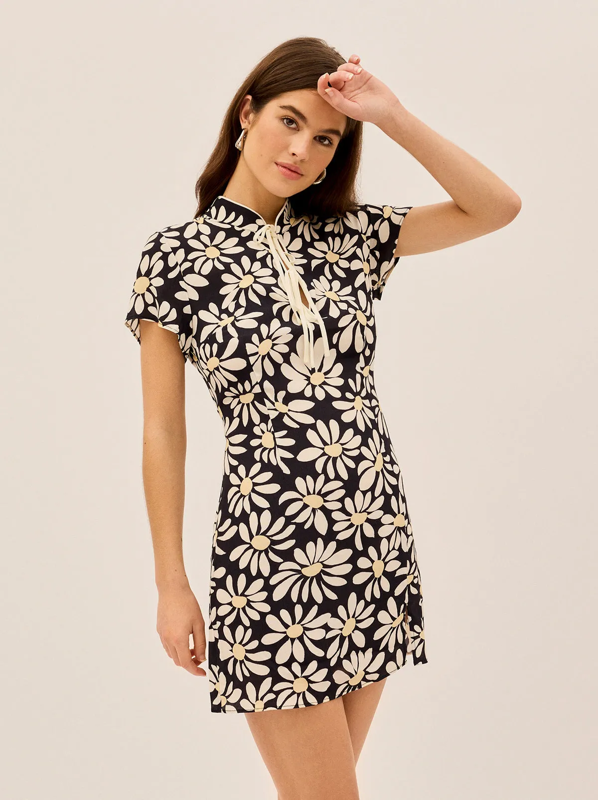 Gretchen Daisy Print Mini Dress sold by KITRI Studio product image thumbnail 3