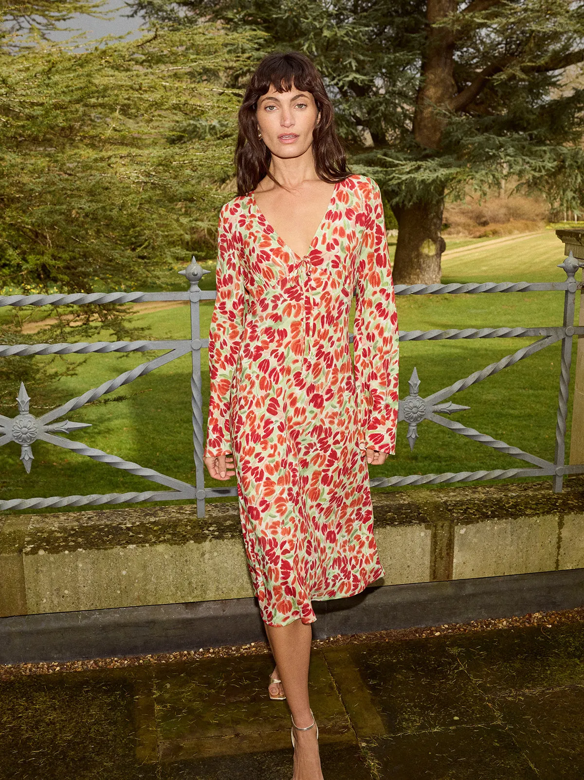 Carrie Tulip Print Dress sold by KITRI Studio product image thumbnail 3