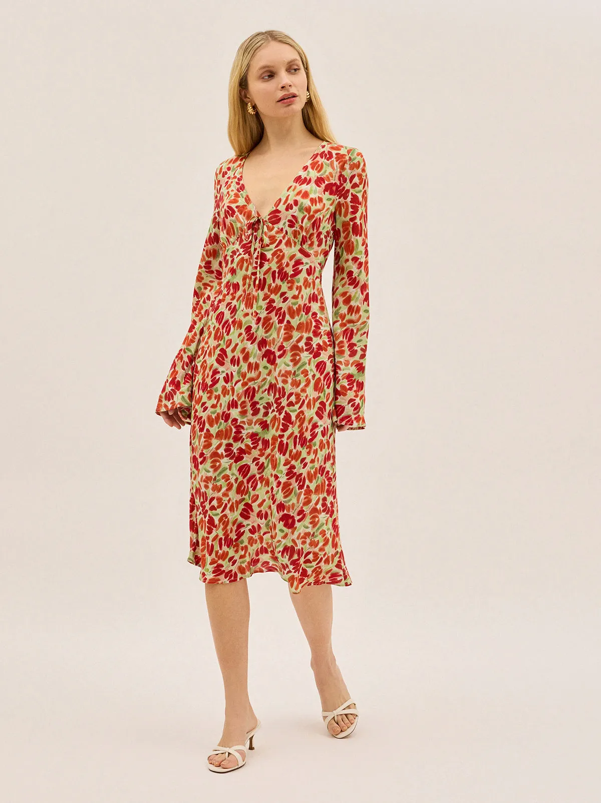 Carrie Tulip Print Dress sold by KITRI Studio product image thumbnail 4