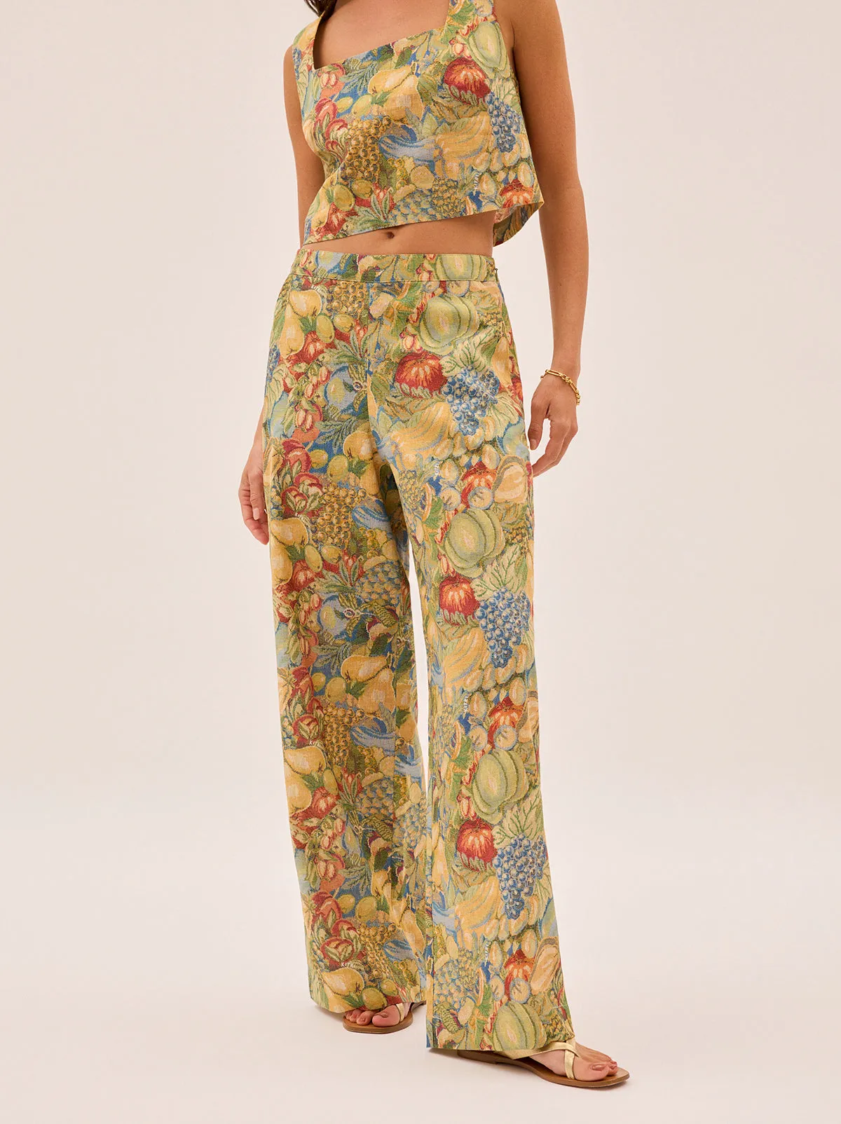 Cosima Fruit Print Trousers sold by KITRI Studio product image thumbnail 2