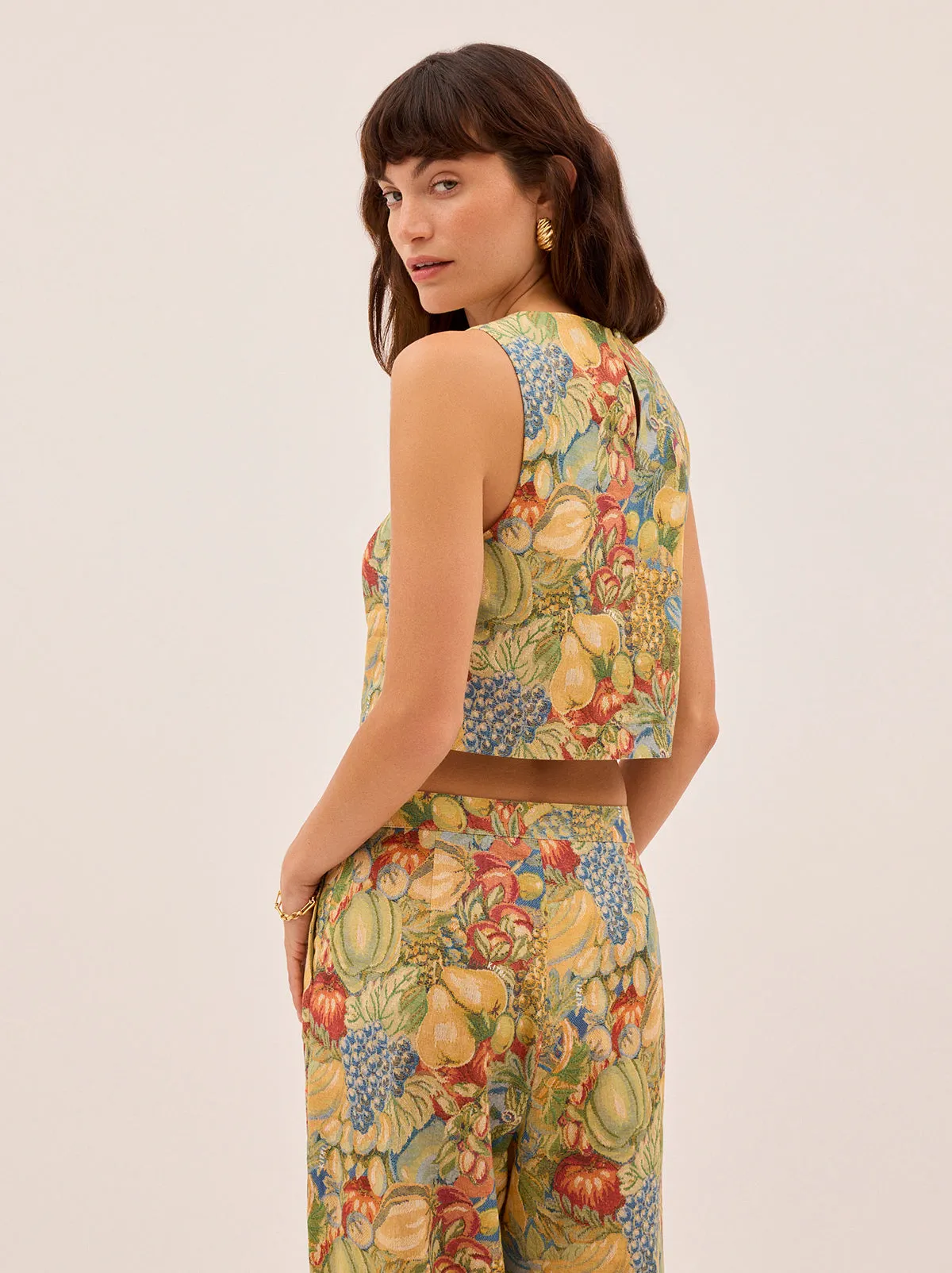 Maeve Fruit Print Top sold by KITRI Studio product image thumbnail 4