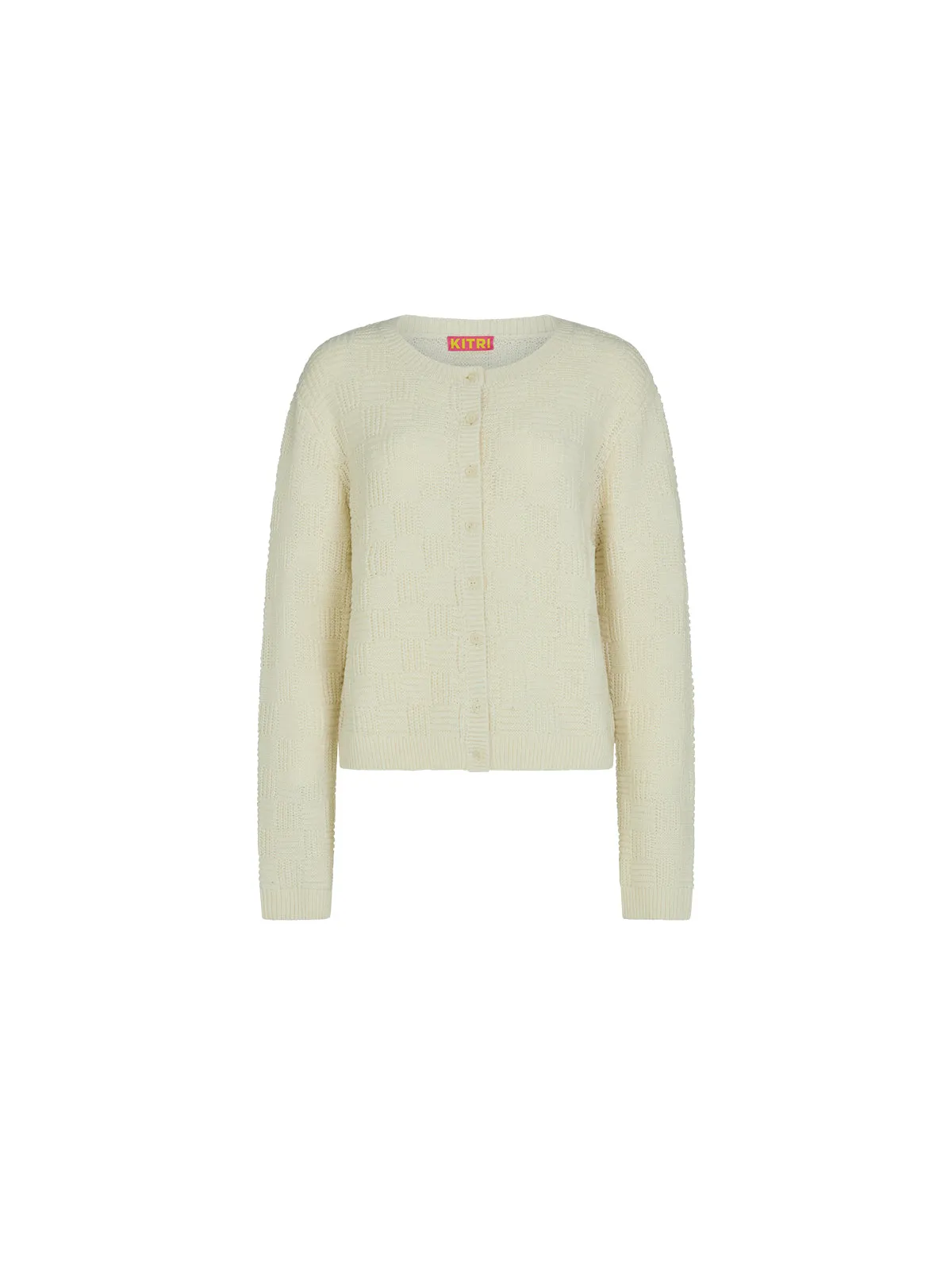 Terri Ivory Knit Cardigan sold by KITRI Studio product image thumbnail 5