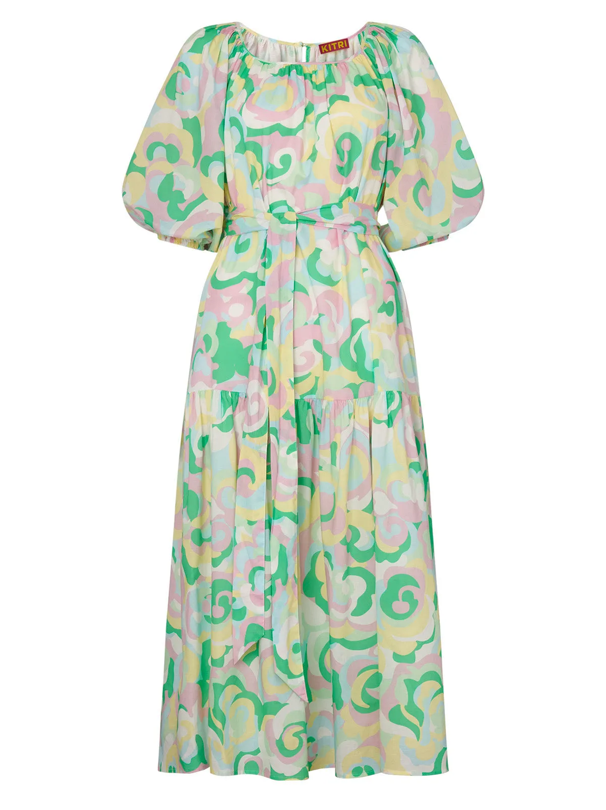 Titania Multi Floral Swirl Dress sold by KITRI Studio product image thumbnail 5