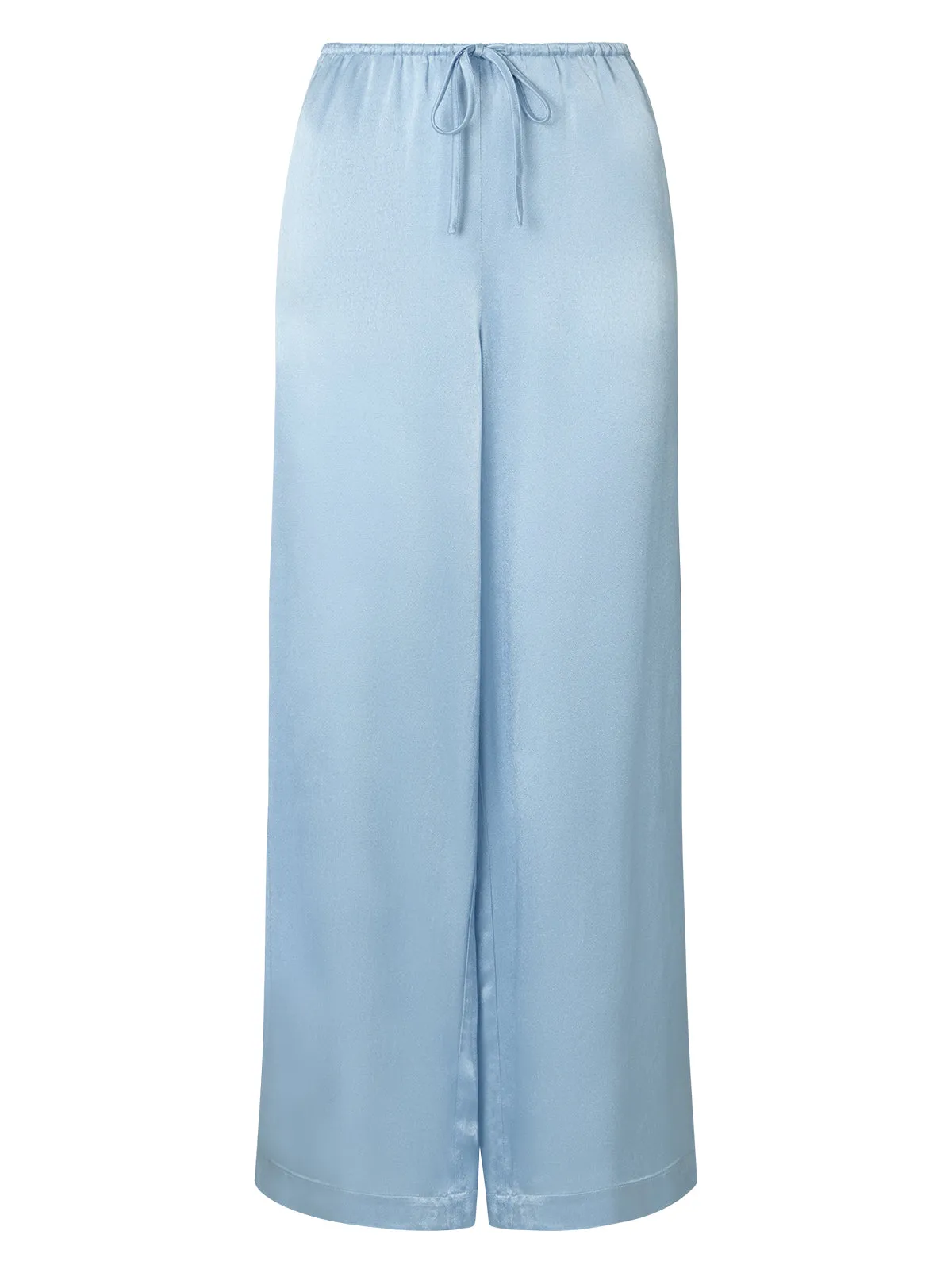 Margaret Powder Blue Satin Trousers sold by KITRI Studio product image thumbnail 5