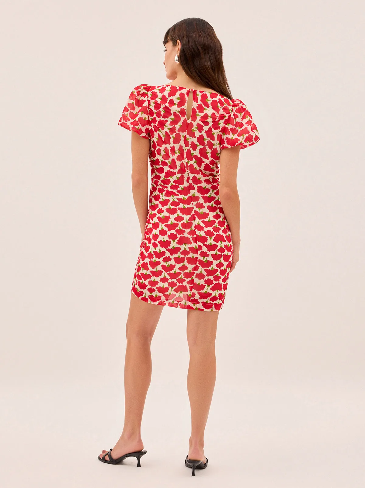 Caitlin Carnation Print Mini Dress sold by KITRI Studio product image thumbnail 2
