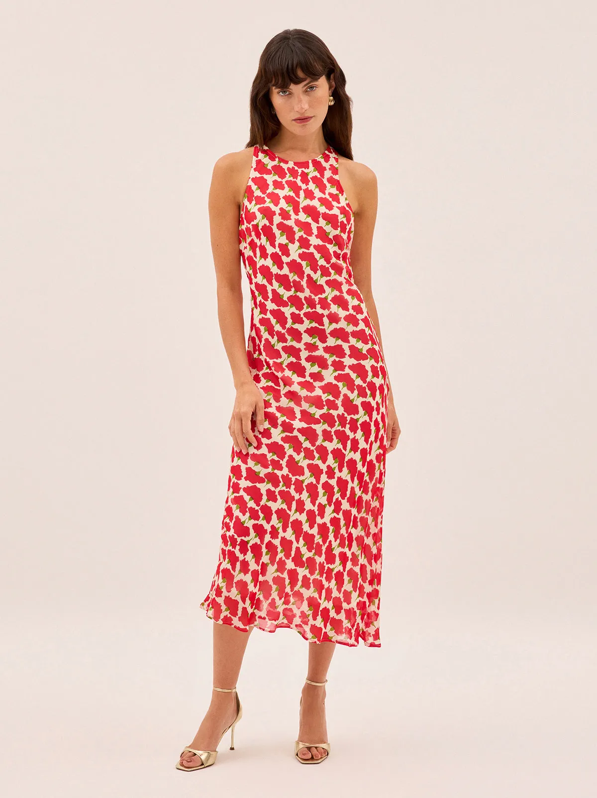 Clarisse Carnation Print Dress sold by KITRI Studio product image thumbnail 2