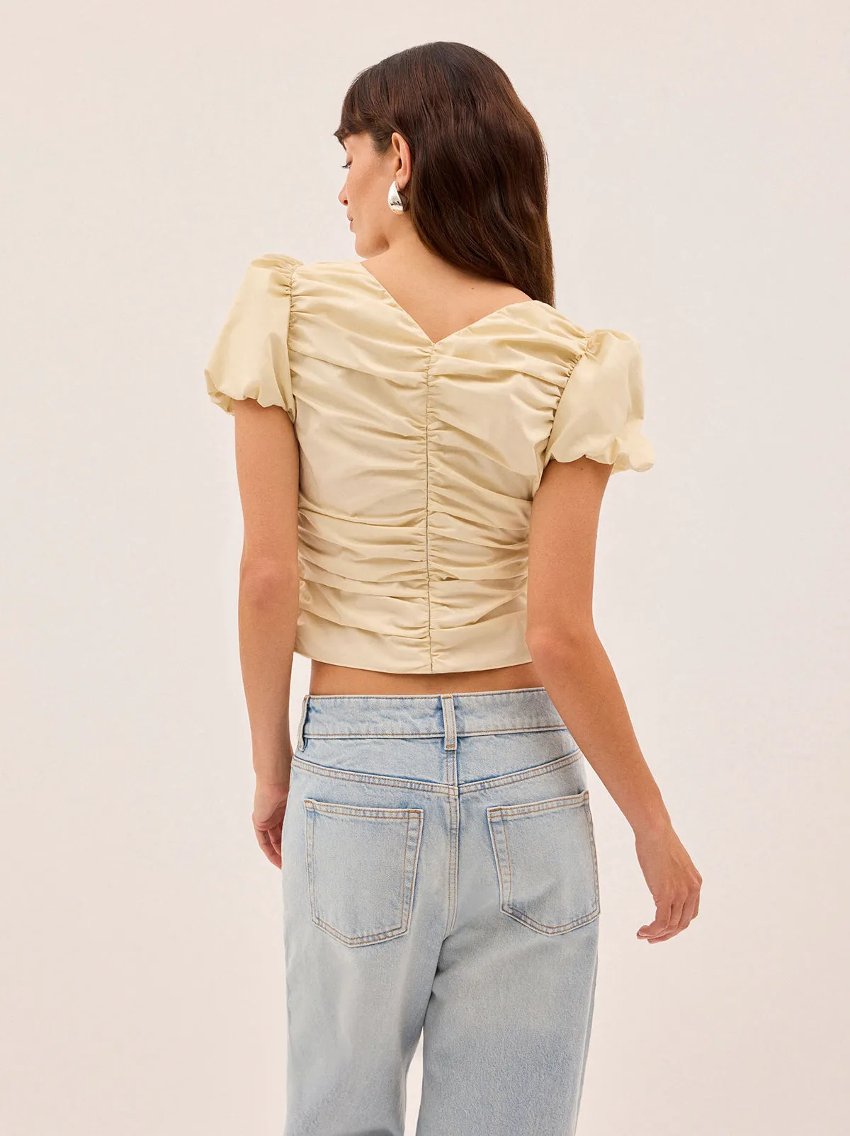 Nyla Vanilla Cotton Top sold by KITRI Studio product image thumbnail 5