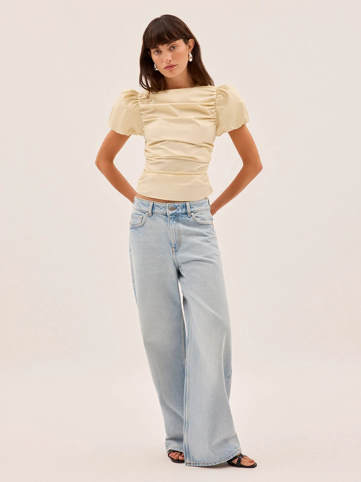 Nyla Vanilla Cotton Top sold by KITRI Studio product image thumbnail 2