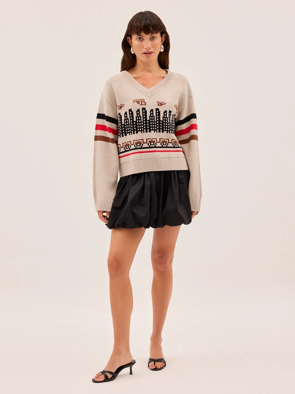 Noa City Intarsia Knit Jumper sold by KITRI Studio product image thumbnail 2
