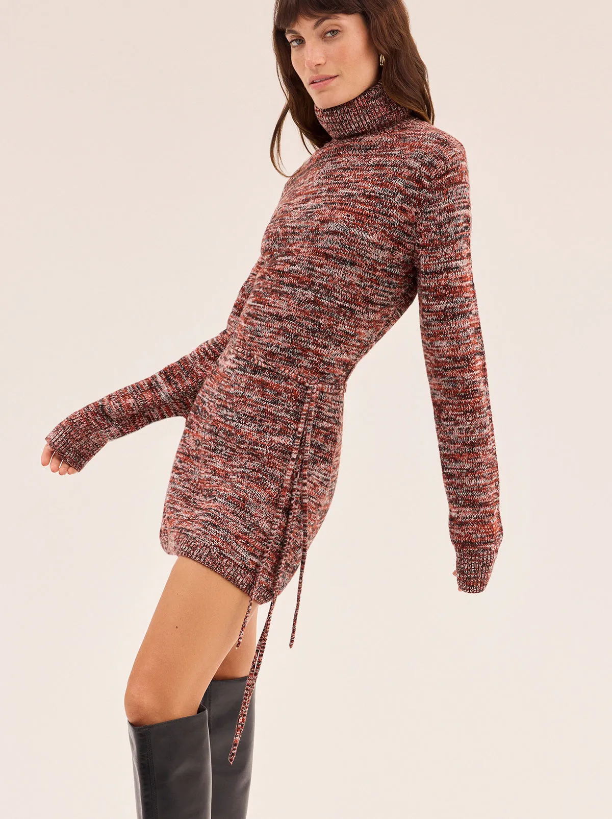 Juno Cotton-Blend Rollneck Mini Dress sold by KITRI Studio product image thumbnail 4