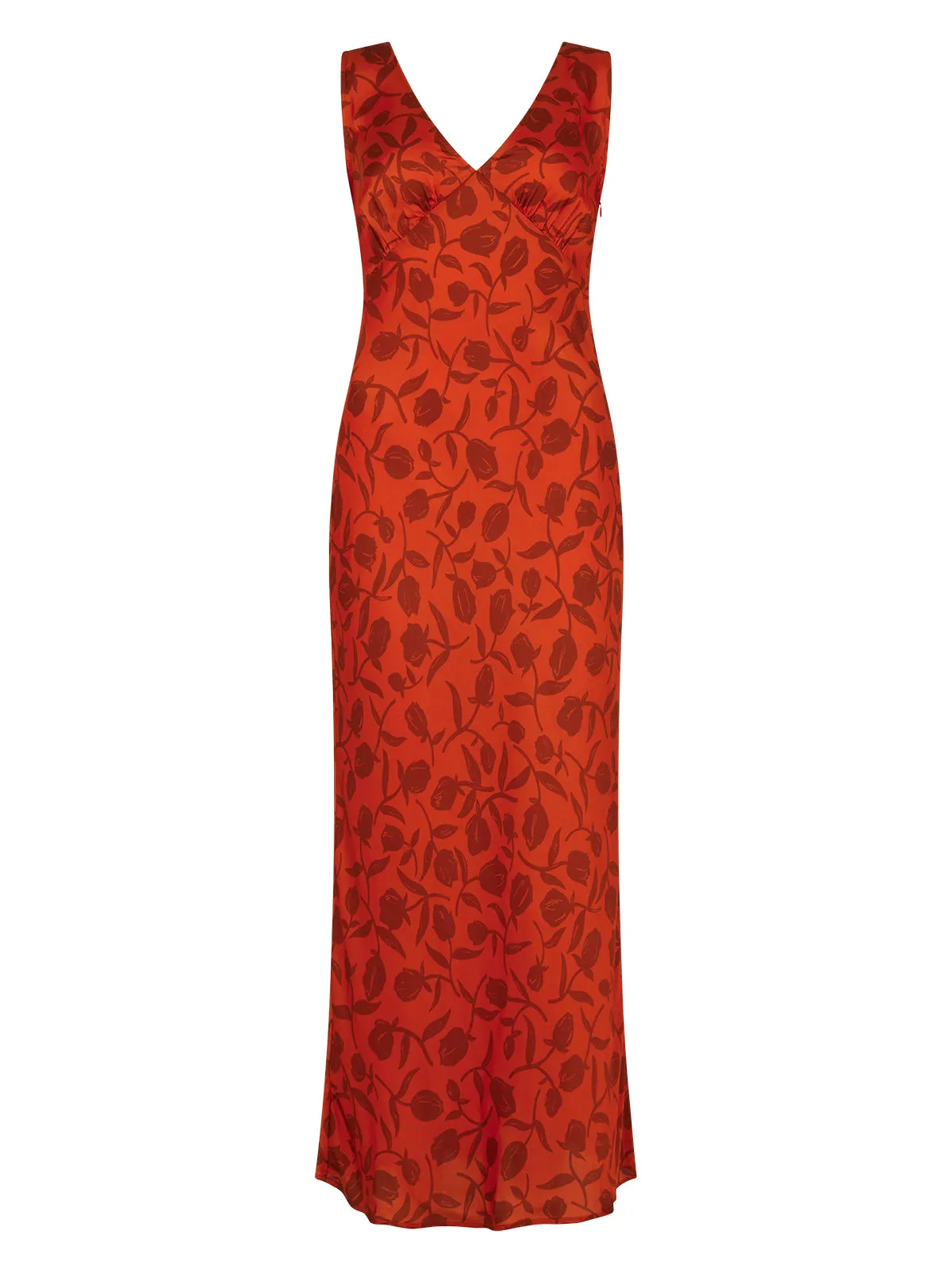 Danna Red Tulip Print Dress sold by KITRI Studio product image thumbnail 5